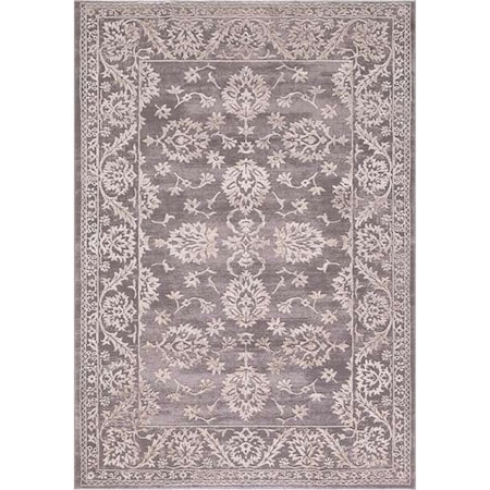 Perfectpillows 3 ft. 3 in. x 4 ft. 7 in. Thema Anatolia - Beige Gray PE2844187